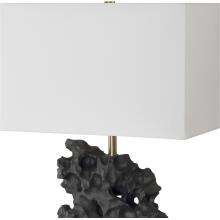 Basalt-Black Stone Table Lamp