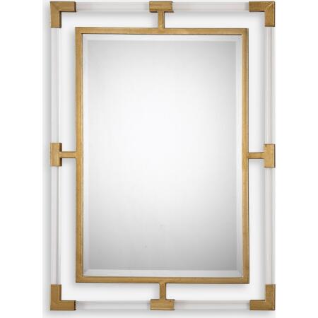 Balkan-Modern Gold Wall Mirror