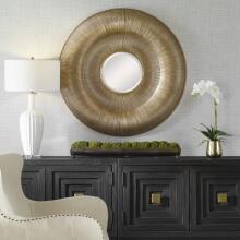 Bauble-Round Gold Mirror