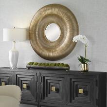 Bauble-Round Gold Mirror