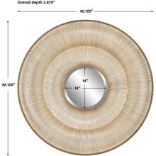 Bauble-Round Gold Mirror