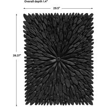 Bahama Wood-Black Wood Wall Décor