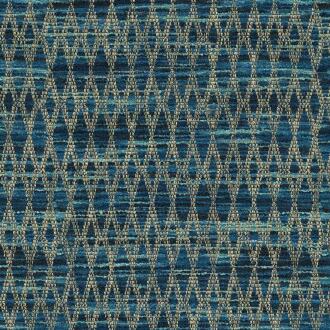 Pk-Baker/Turq - Upholstery Only Fabric Suitable For Upholstery And Pillows Only.   - Carrollton