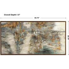 Behind The Falls-Abstract Art