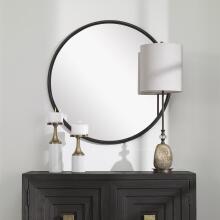 Belham-Round Iron Mirror