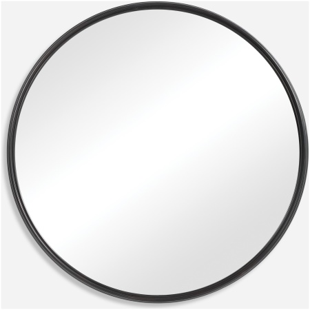 Belham-Round Iron Mirror