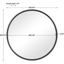 Belham-Round Iron Mirror