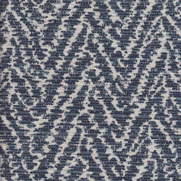 Bevron/Navy - Upholstery Only Fabric Suitable For Upholstery And Pillows Only.   - Houston