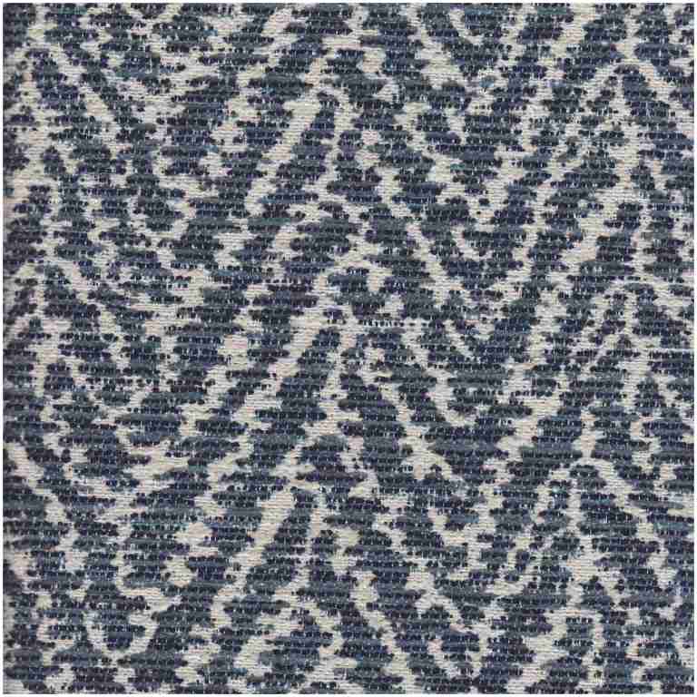 Bevron/Navy - Upholstery Only Fabric Suitable For Upholstery And Pillows Only.   - Houston