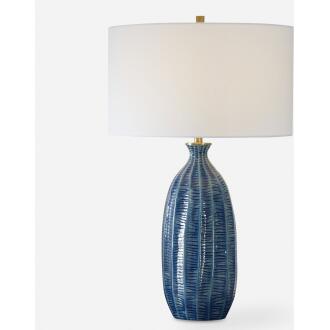 Bixby-Blue Table Lamp
