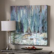 Blue Waterfall-Modern Art