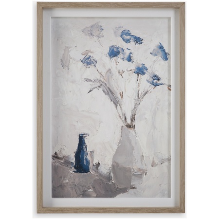 Blue Flowers-Floral Prints