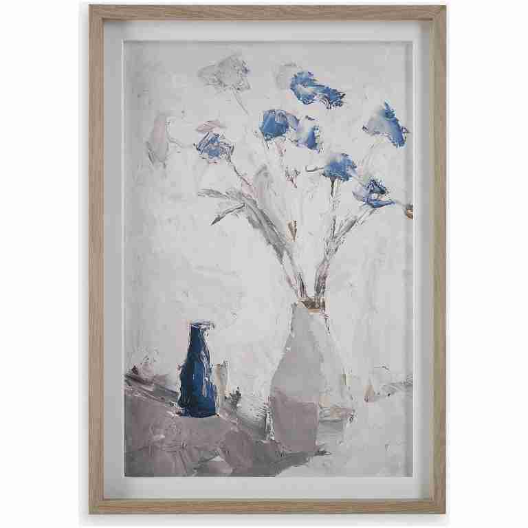 Blue Flowers-Floral Prints