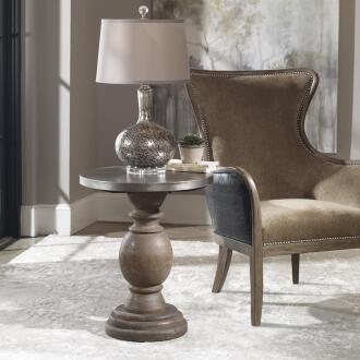 Uttermost Blythe Wooden SideTable