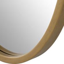 Boomerang-Gold Mirror