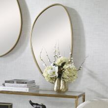 Boomerang-Gold Mirror