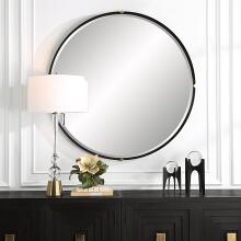 Bonded-Round Black Mirror