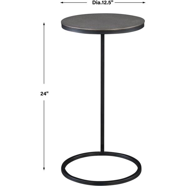 Brunei Nickel Accent/Drink Table