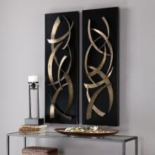 Brushstrokes-Metal Wall Art