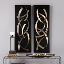 Brushstrokes-Metal Wall Art