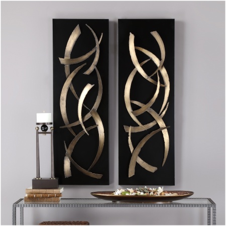 Uttermost Brushstrokes Metal Wall Art