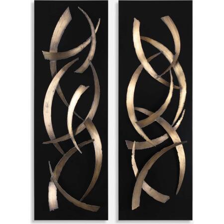 Brushstrokes-Metal Wall Art