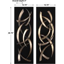 Brushstrokes-Metal Wall Art