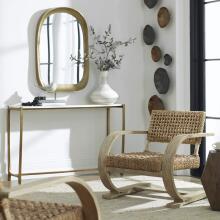 Bradano-Brass Arch Mirror