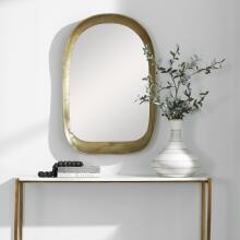 Bradano-Brass Arch Mirror