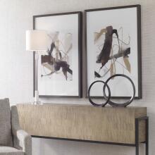 Burgundy Interjection-Abstract Prints