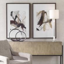 Burgundy Interjection-Abstract Prints