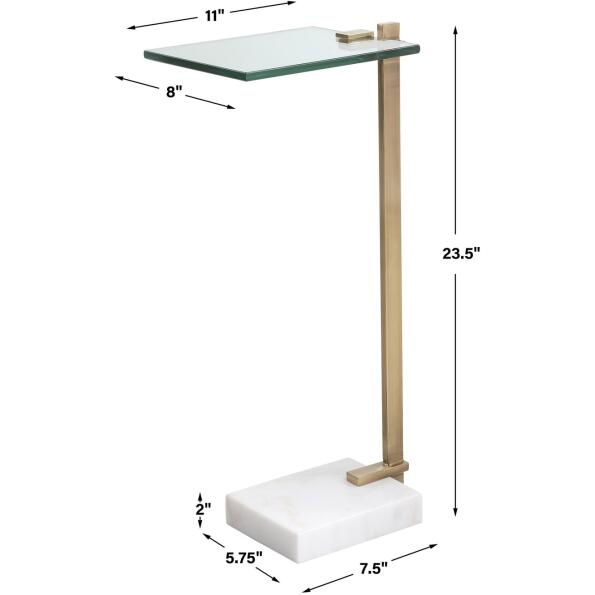 Butler Brass Accent Table