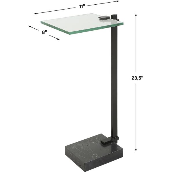 Butler Black Accent Table