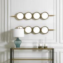 Button-Gold Mirror