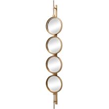 Button-Gold Mirror