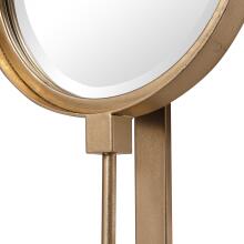 Button-Gold Mirror