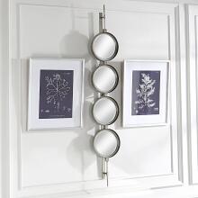 Button-Silver Mirror