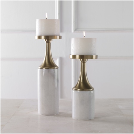 Uttermost Castiel Marble Candleholders