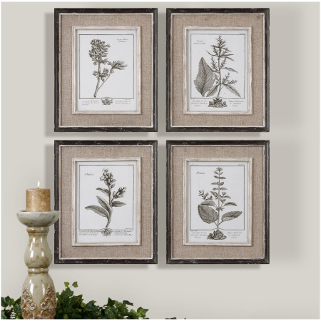 Uttermost Casual Grey Study Framed Art Set/4