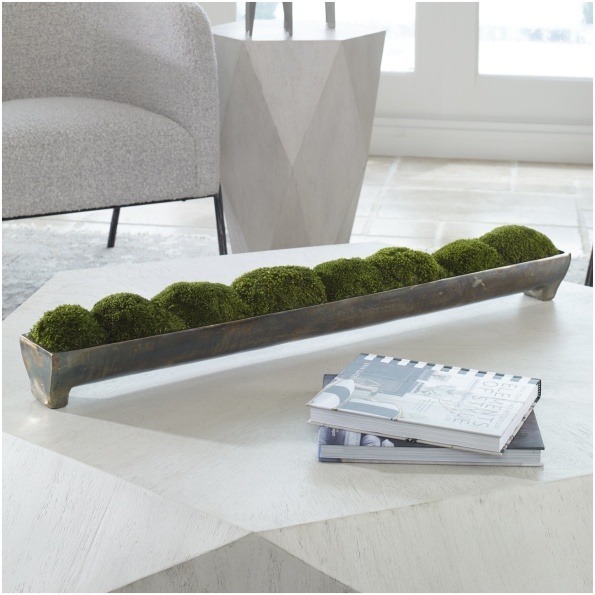 Uttermost Canal Moss Centerpiece