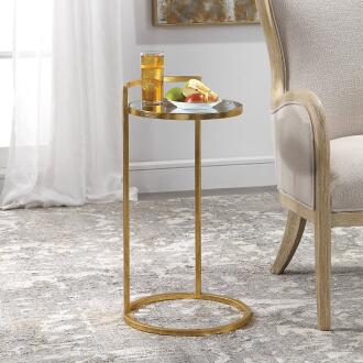 Uttermost Cailin Gold Accent Table