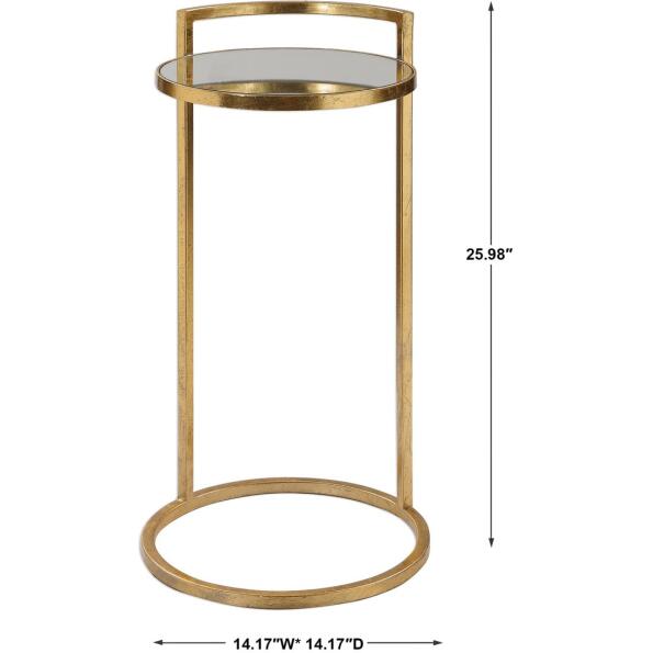 Cailin Gold Accent Table