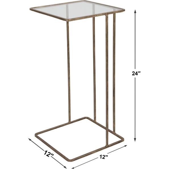Cadmus Gold Accent Table
