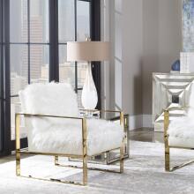 Cardoni-White Glass Table Lamp