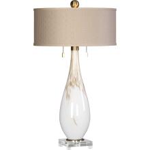 Cardoni-White Glass Table Lamp