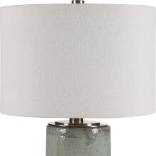 Callais-Crackled Aqua Table Lamp