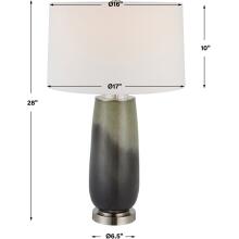 Campa-Gray-Blue Table Lamp