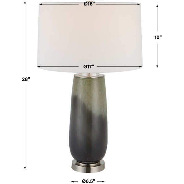 Campa Gray-Blue Table Lamp