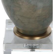 Cardoni-Bronze Glass Table Lamp