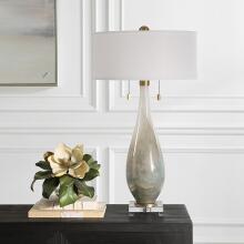 Cardoni-Bronze Glass Table Lamp